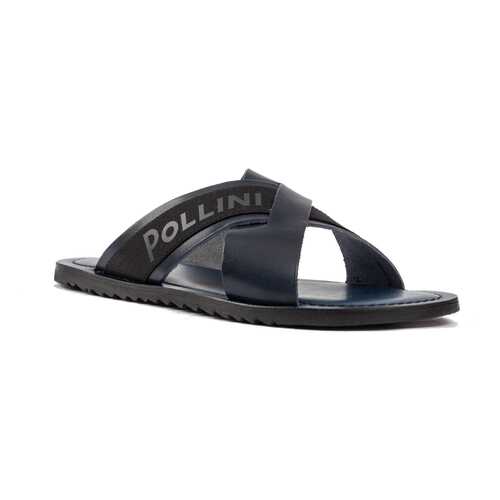 Шлепанцы мужские Pollini SB28021GOAUK0753 синие 41 RU в Вестфалика