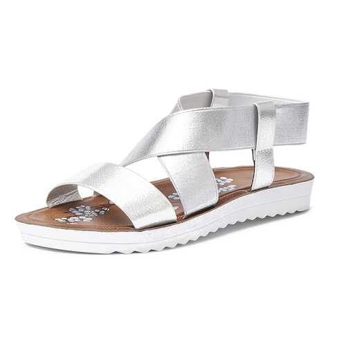 Сандалии женские T.Taccardi Z-308755C серебристые 39 RU в Вестфалика