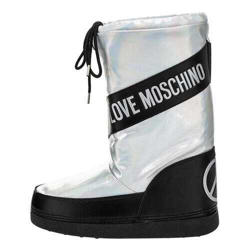 Полусапоги женские Love Moschino JA24012G18IJ0902 серебристые 41 RU в Вестфалика